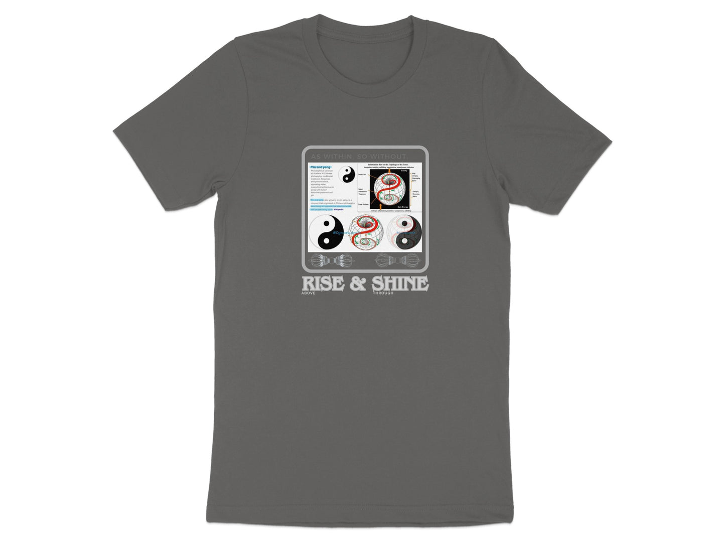 Rise and Shine Design T-Shirt Fashion Product