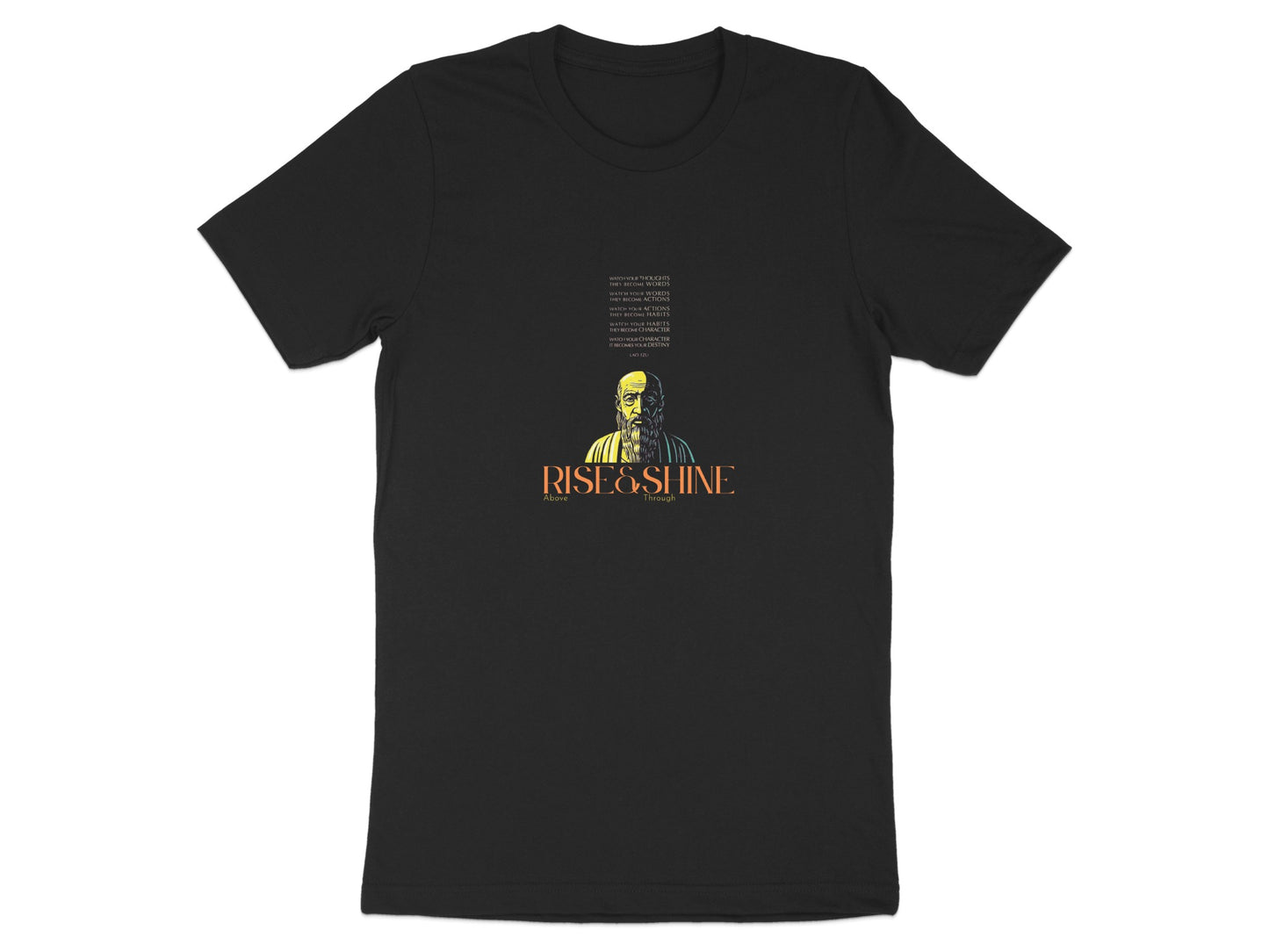 Unique Rise and Shine Printed T-shirt product