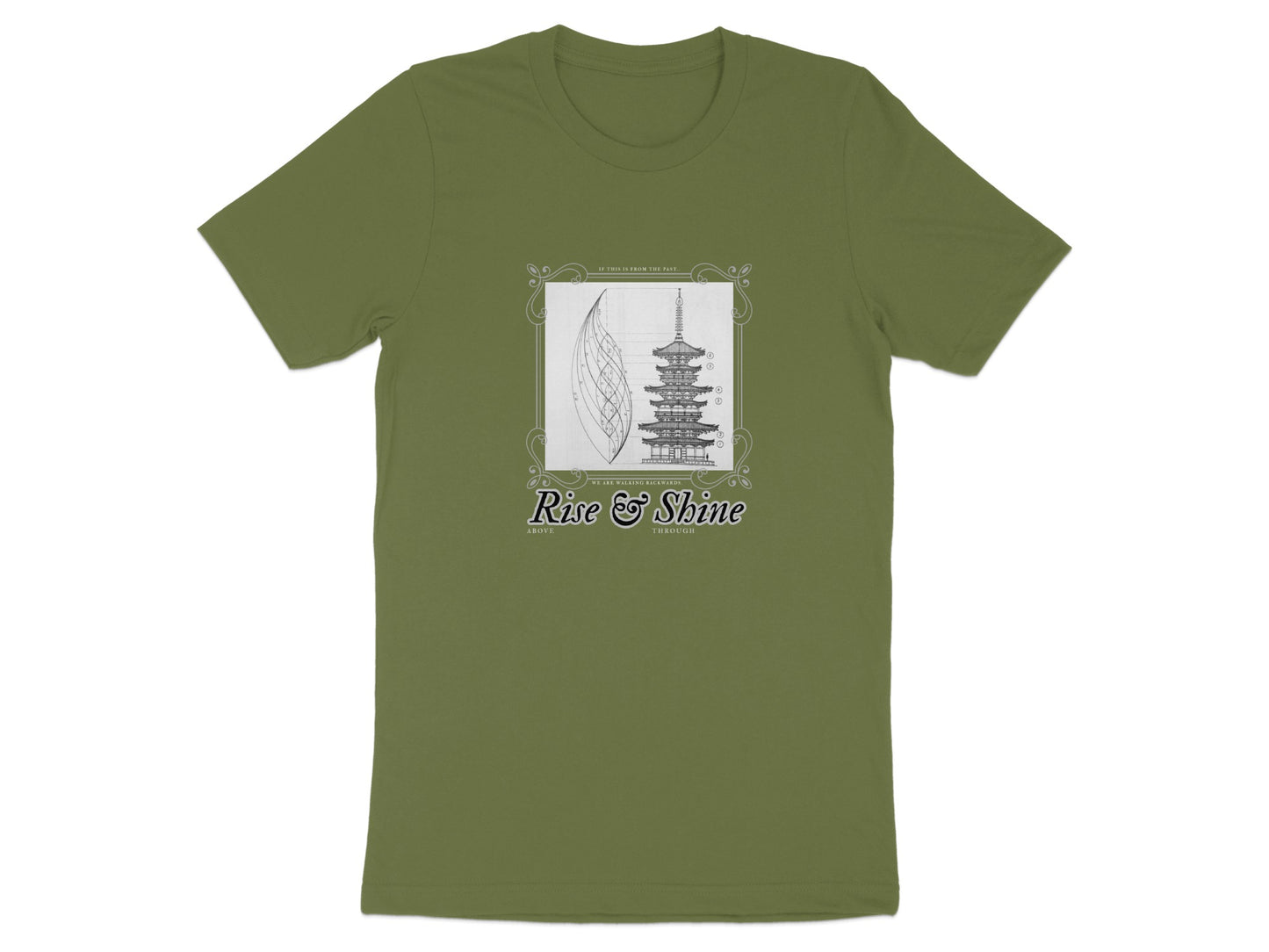 Rise and Shine Pagoda Graphic Tee Shirt product
