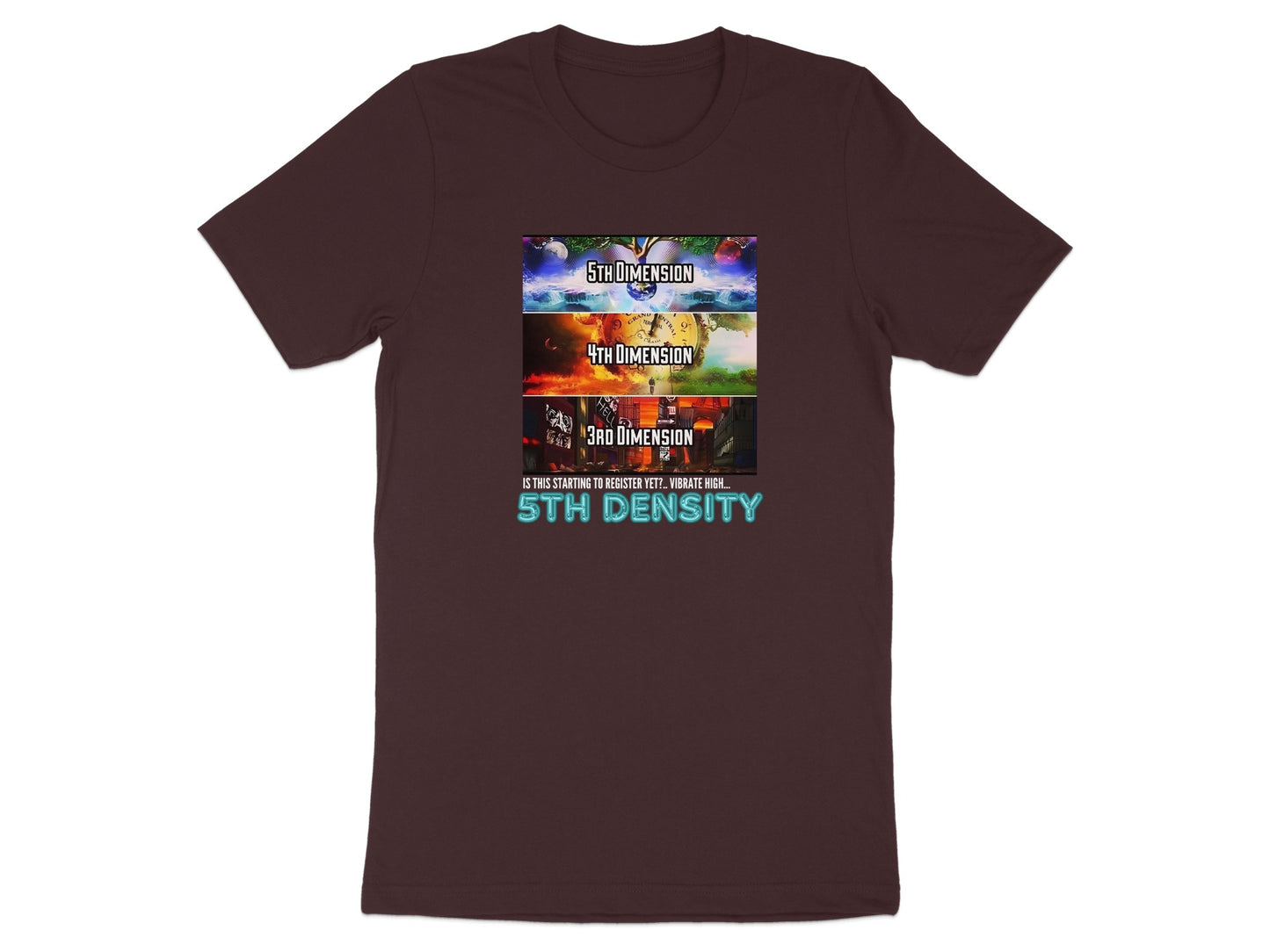 Levels of Dimensions Colorful 5th Density T-Shirt product type