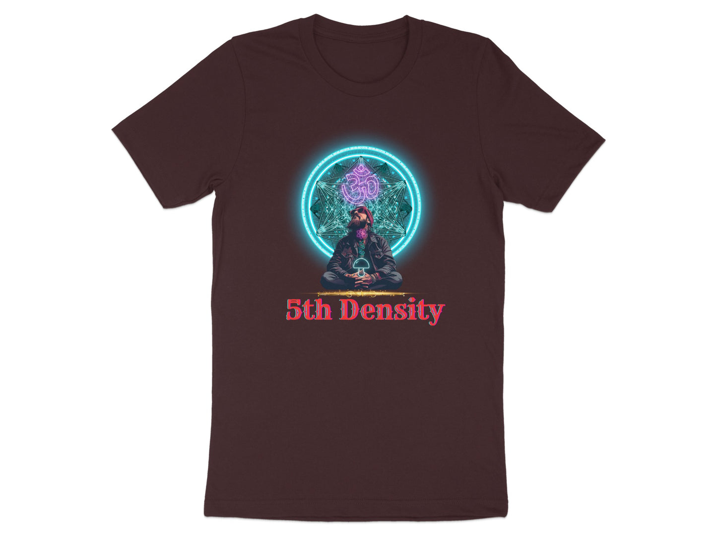 5th Density Design with Meditating Figure T-Shirt product
