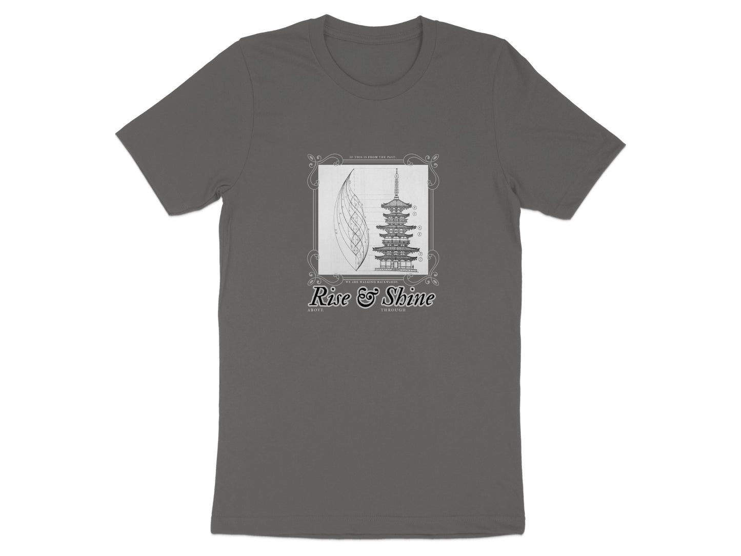 Rise and Shine Pagoda Design T-shirt product type