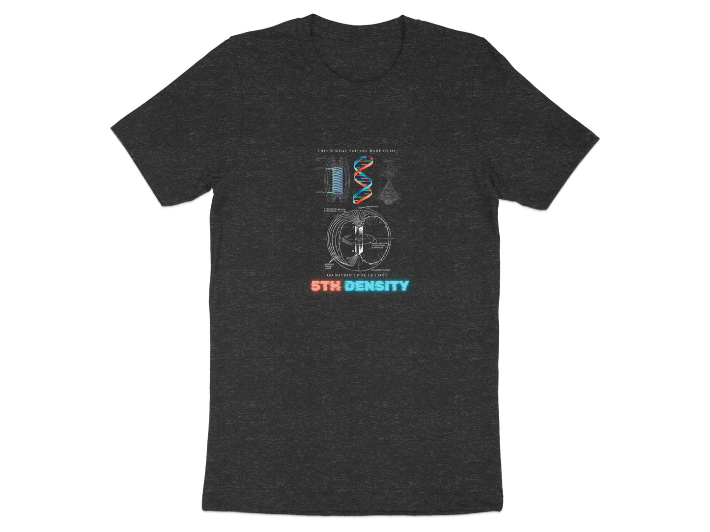 Ascend to 5th Density Graphic DNA Energy T-Shirt product