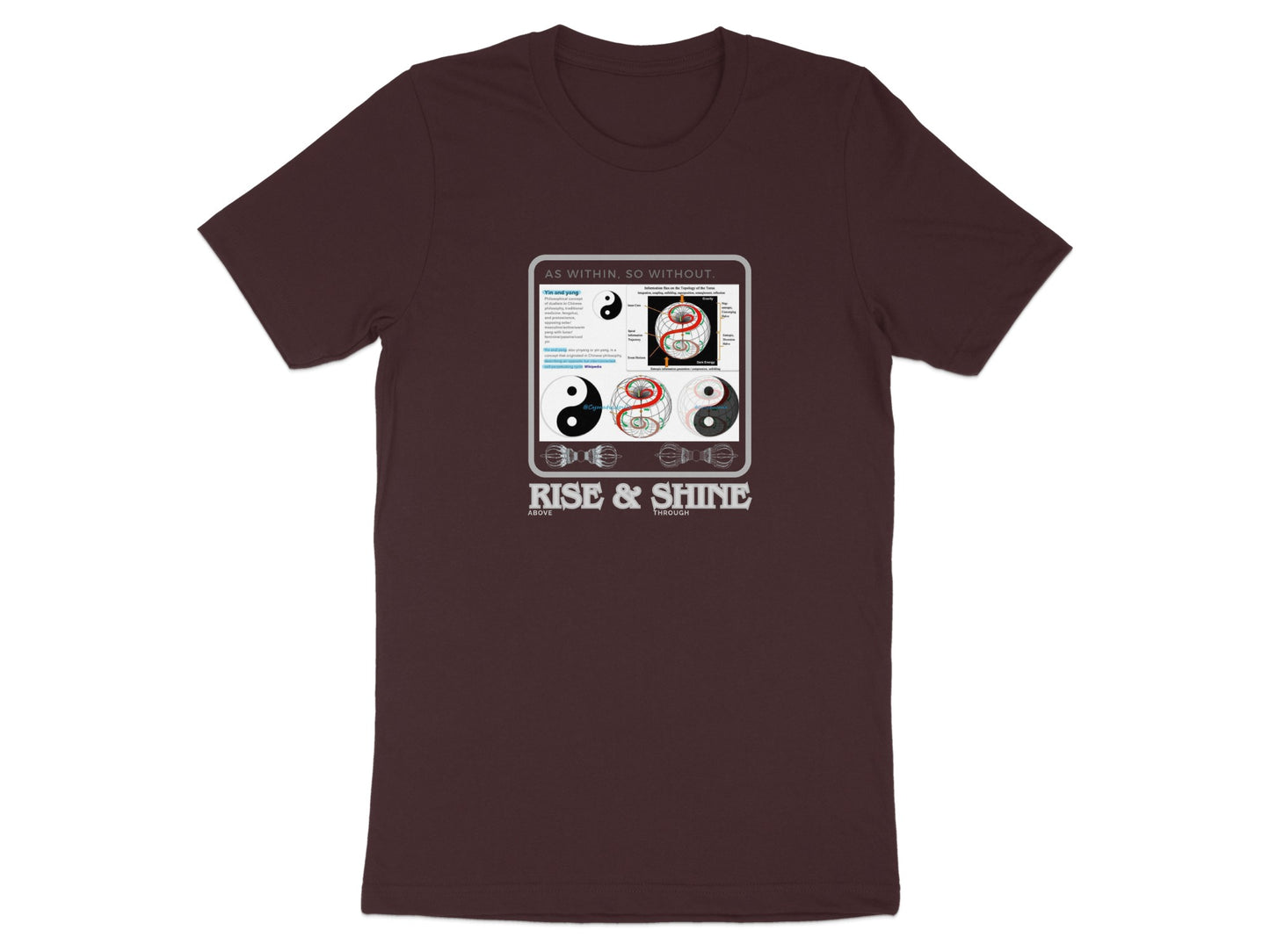 Yin Yang Rise & Shine Graphic Tee product type