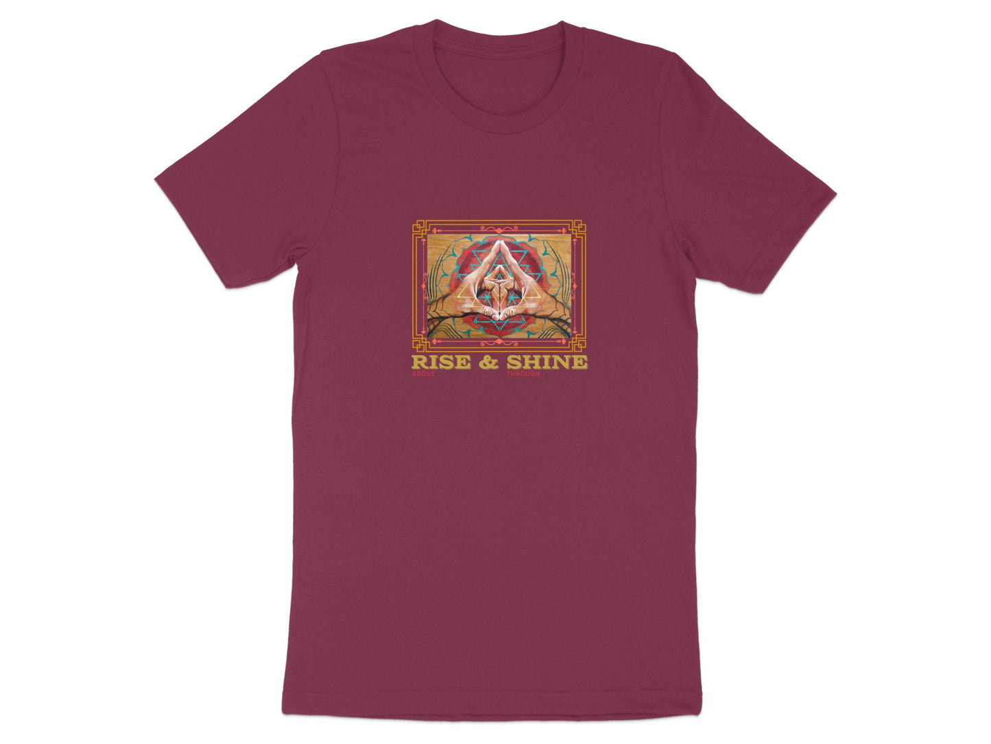 Stylish Rise and Shine Graphic Print T-Shirt product