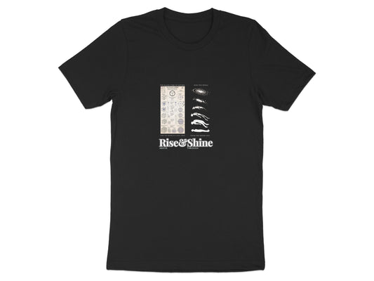 Rise and Shine Chart Graphic Black Product Type