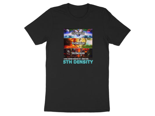 Vibrant 5th 4th 3rd Dimension Graphic Tee Shirt product type