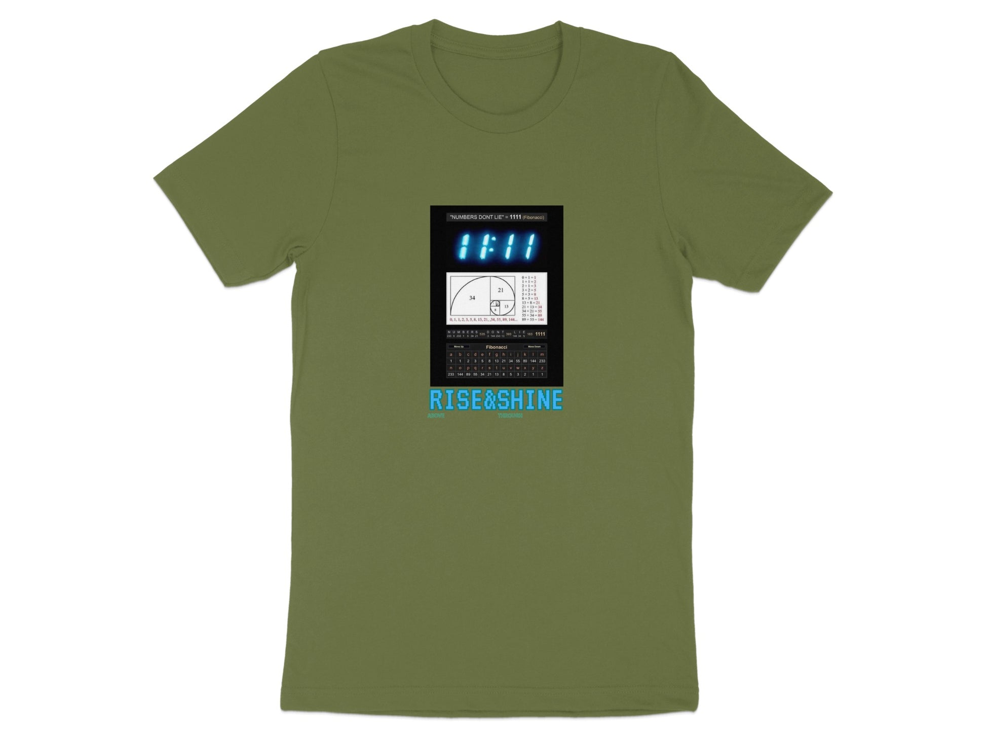 Retro Calculator Design Rise & Shine Text T-Shirt product type